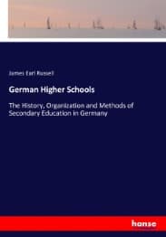 Cover von German Higher Schools