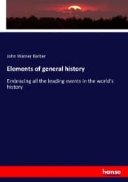 Cover von Elements of general history