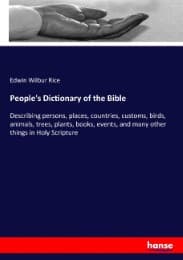 Cover von People's Dictionary of the Bible