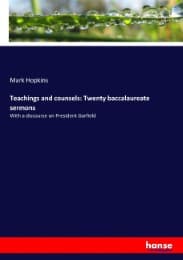 Cover von Teachings and counsels: Twenty baccalaureate sermons