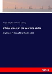 Cover von Official Digest of the Supreme Lodge