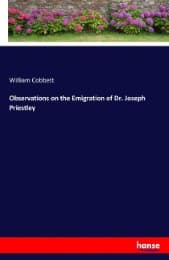 Cover von Observations on the Emigration of Dr. Joseph Priestley