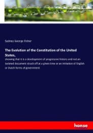 Cover von The Evolution of the Constitution of the United States,