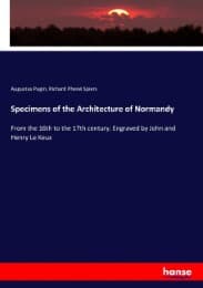 Cover von Specimens of the Architecture of Normandy
