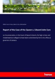 Cover von Report of the Case of the Queen v. Edward John Eyre