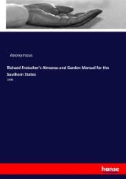 Cover von Richard Frotscher's Almanac and Garden Manual for the Southern States