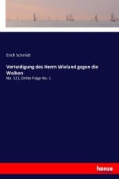 Cover von Verteidigung des Herrn Wieland gegen die Wolken