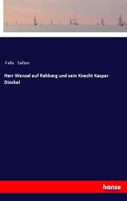 Cover von Herr Wenzel auf Rehberg und sein Knecht Kaspar Dinckel
