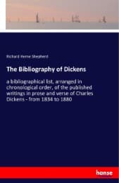 Cover von The Bibliography of Dickens