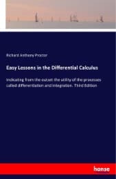 Cover von Easy Lessons in the Differential Calculus