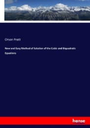 Cover von New and Easy Method of Solution of the Cubic and Biquadratic Equations