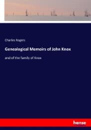 Cover von Genealogical Memoirs of John Knox