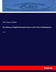 Cover von The History of English Dramatic Poetry to the Time of Shakespeare