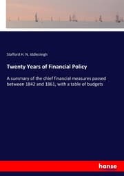 Cover von Twenty Years of Financial Policy