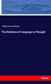 Cover von The Relations of Language to Thought