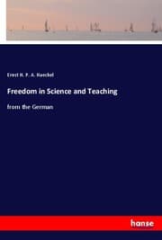 Cover von Freedom in Science and Teaching