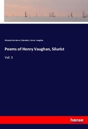 Cover von Poems of Henry Vaughan, Silurist