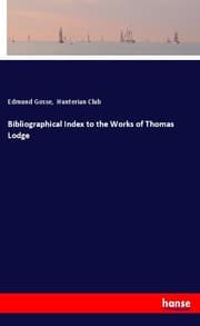 Cover von Bibliographical Index to the Works of Thomas Lodge
