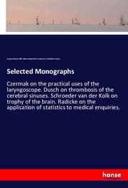 Cover von Selected Monographs