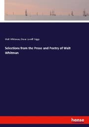 Cover von Selections from the Prose and Poetry of Walt Whitman