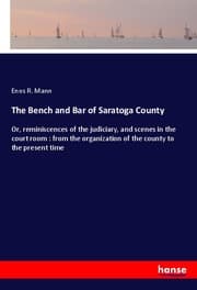 Cover von The Bench and Bar of Saratoga County