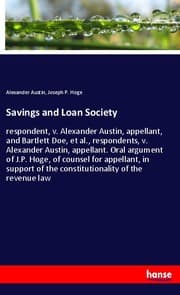 Cover von Savings and Loan Society