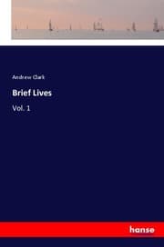 Cover von Brief Lives