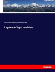 Cover von A system of legal medicine