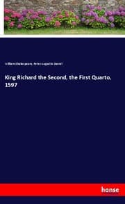 Cover von King Richard the Second, the First Quarto, 1597