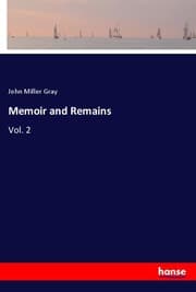 Cover von Memoir and Remains