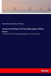 Cover von Documents Relating to the Proceedings Against William Prynne