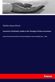 Cover von Survivals in Christianity, Studies in the Theology of Divine Immanence