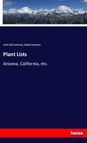 Cover von Plant Lists