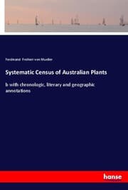 Cover von Systematic Census of Australian Plants