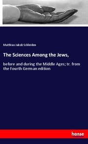 Cover von The Sciences Among the Jews,