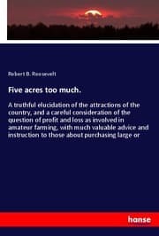 Cover von Five acres too much.