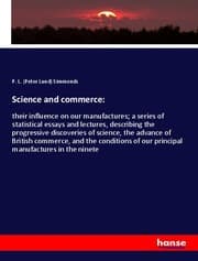 Cover von Science and commerce: