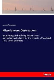 Cover von Miscellaneous Observations