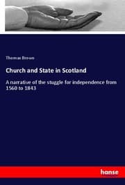 Cover von Church and State in Scotland