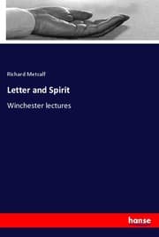 Cover von Letter and Spirit