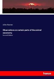 Cover von Observations on certain parts of the animal oeconomy