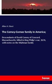 Cover von The Comey-Comee family in America;