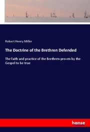 Cover von The Doctrine of the Brethren Defended