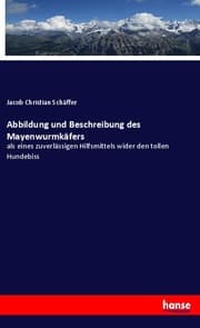 Cover von Abbildung und Beschreibung des Mayenwurmkäfers