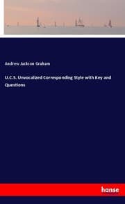 Cover von U.C.S. Unvocalized Corresponding Style with Key and Questions