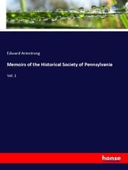 Cover von Memoirs of the Historical Society of Pennsylvania