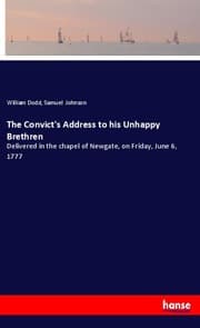 Cover von The Convict's Address to his Unhappy Brethren