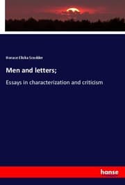 Cover von Men and letters;
