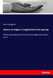 Cover von History of religion in England from the opening