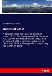 Cover von Transits of Venus